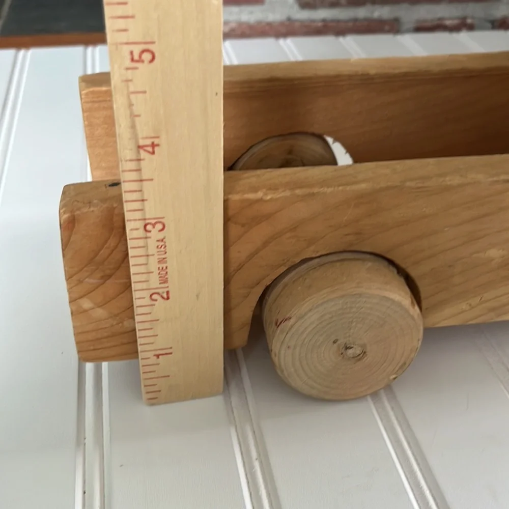 Vintage Handmade Wood Toy Truck